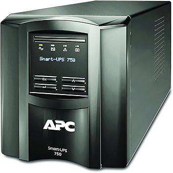 APC 750VA Smart UPS with SmartConnect by Beaver Computer, sinewave battery backup, AVR, 120V, line interactive uninterruptible power supply