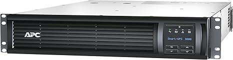 APC Schneider Electric Smart-UPS 3000VA LCD RM 2U 120V with Network Card, uninterruptible power supply unit, close-up view