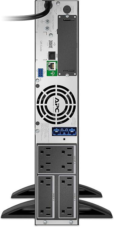 APC Network UPS, 1500VA Smart-UPS Sine Wave UPS with Extended Run Option, SMX1500RM2UC, 2U Rackmount/Tower Convertible, Line-Interactive, 120V - SMX1500RM2UC