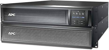 APC Network UPS, 1500VA Smart-UPS Sine Wave UPS with Extended Run Option, SMX1500RM2UC, 2U Rackmount/Tower Convertible, Line-Interactive, 120V - SMX1500RM2UC