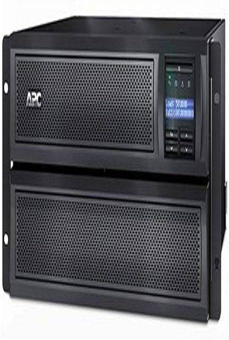 APC 2000VA Smart-UPS sine wave network UPS in black, short depth, tower or rack convertible with extended runtime, line-interactive.