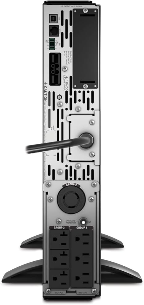 Beaver Computer APC 2000VA Smart-UPS sine wave UPS with network management, 2U rackmount or tower, line-interactive, 120V.