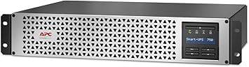 APC Smart-UPS 750VA Lithium Battery UPS with SmartConnect, pure sine wave, short-depth 120V uninterruptible power supply.