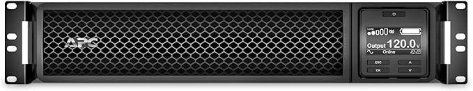 APC Smart-UPS SRT 1000VA/900W Rack-Mount 120V 2U 6x15R 480J Uninterrupted Power Supply - SRT1000RMXLA