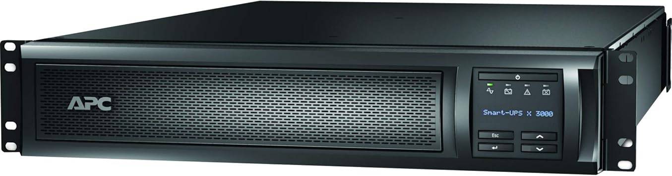 APC Smart-UPS X SMX3000RMLV2U 3000 VA Rack-mountable UPS. SMART UPS X 3000VA RACK/TOWER LCD 100-127V UPS. 3 kVA/2.70 kW - 2URack-mountable 0.10 Hour Full Load - 1 x NEMA L5-30R, 3 x NEMA 5-15R, 3 x NEMA 5-20R