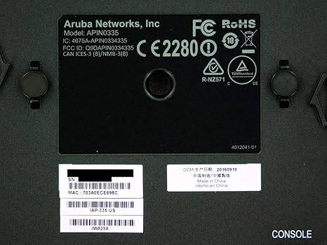 Aruba IAP-335-US Instant Access Point JW825A (802.11ac Wave 2, 2.4GHz/5GHz Dual-Band, Bluetooth Low Energy, POE)