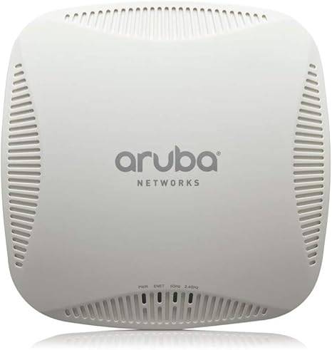 Beaver Computer Aruba Wireless Network Access Point IAP-205-US, 802.11ac instant model with multiple antennas for Wi-Fi coverage.