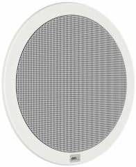 Beaver Computer AXIS C2005 network ceiling speaker connected with a single PoE cable, mounted in a ceiling for audio distribution