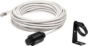 Axis Communications F1035-E sensor unit with 10-foot cable, shown with the sensor and cable in a close-up view.