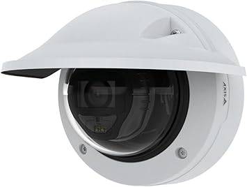 Axis Communications P3268-LVE DLPU forensic camera with WDR LightFinder 2.0 and Optimize technology, shown in a professional setup.