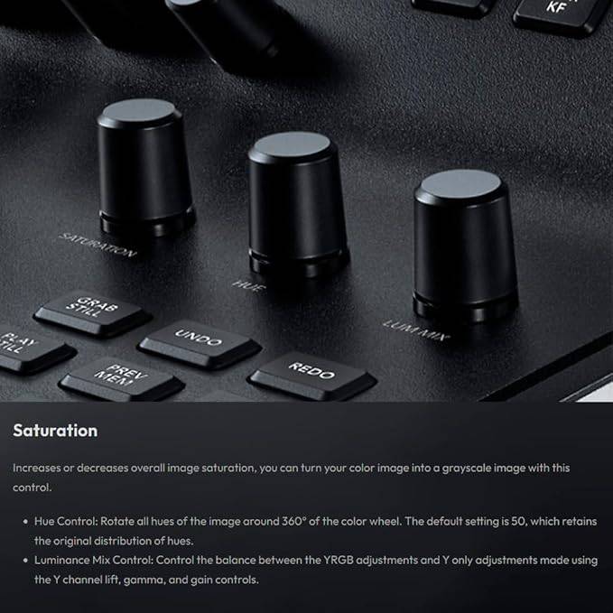Blackmagic Design Davinci Resolve Micro Panel | Portable Low Profile Control Panel