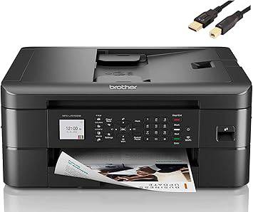 Brother MFC-J10 Series 3-in-1 wireless color inkjet printer with LCD screen, copying, scanning, faxing, and duplex printing.