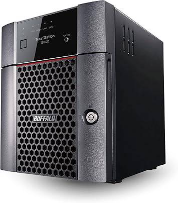 Buffalo TeraStation 3420DN 4-bay SMB desktop NAS with 16TB storage and included hard drives, ideal for network storage solutions.