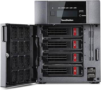 Buffalo TeraStation 5410DN Desktop 8 TB NAS Hard Drives Included (2 x 4TB, 4 Bay) - TS5410DN0802
