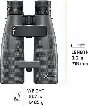 Bushnell Match Pro ED 15x56 Binoculars with Rotatable MRAD Reticle - High Precision, Long-Range Spotting Binoculars for Shooters and Hunters - BMP1556G