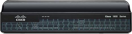 Cisco 1941 Integrated Wired Router, 2 Gigabit Ethernet Ports, 256MB Flash / 512MB DRAM, IP Base License, CISCO1941/K9