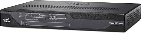 Cisco 892FSP desktop router with multiple ports, black enclosure, and front panel indicators, designed for reliable network connectivity.