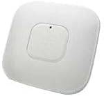 Cisco AIR-CAP3502I-A-K9 3500I Series Access Point mounted on wall, featuring antennas and network ports for wireless connectivity.