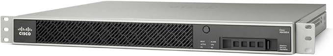 Cisco ASA 5525-X security appliance with Firepower Services, 8 Gigabit Ethernet ports, shown in black with front view.