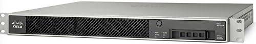 Cisco ASA 5525-X security appliance with Firepower Services, 8 Gigabit Ethernet ports, shown in black with front view.
