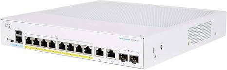 Cisco Business CBS350-8FP-2G Managed Switch | 8 Port GE | Full PoE | 2x1G Combo | Limited Lifetime Protection (CBS350-8FP-2G-NA)
