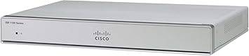 Cisco C1111X-8P integrated services router with 8 GbE ports, dual Ethernet, 8GB memory, and hardware warranty, shown with front view.