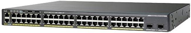 Cisco Catalyst 2960XR-48FPS-I Ethernet switch with 48 ports, image showing front view with LED indicators and port labels.