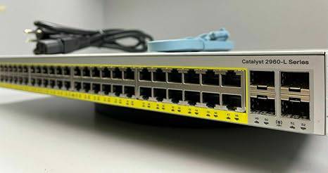 Cisco Catalyst WS-C2960L-48PS-LL 48 Port PoE Gigabit Switch (Renewed)