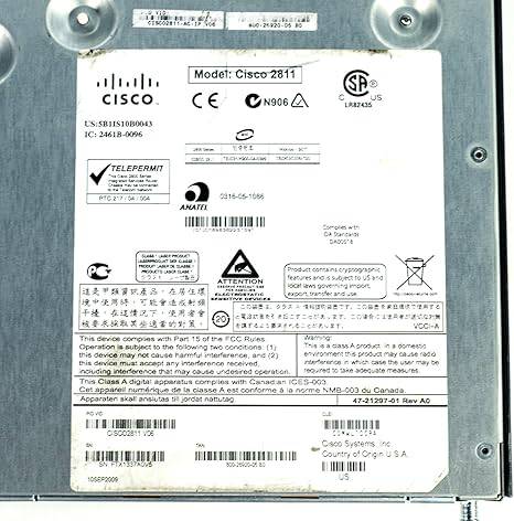 Cisco CISCO2811 2811 Integrated Services Router