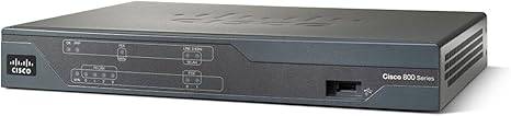 Cisco CISCO881-K9 880 Series Ethernet Router with multiple ports and indicator lights for network connection and management.