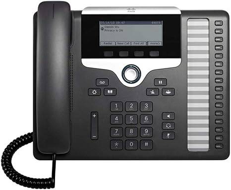 Cisco CP-7861-K9 VoIP phone with multiple line buttons and a color display, used for business communication.