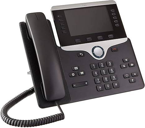 Cisco CP-8851-K9 IP Phone with 5-inch display, featuring a sleek design and multiple line keys, by Beaver Computer