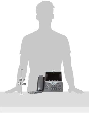 Cisco CP-8865-K9 Wi-Fi IP Video Phone (Power Supply Not Included) - CP-8865-K9