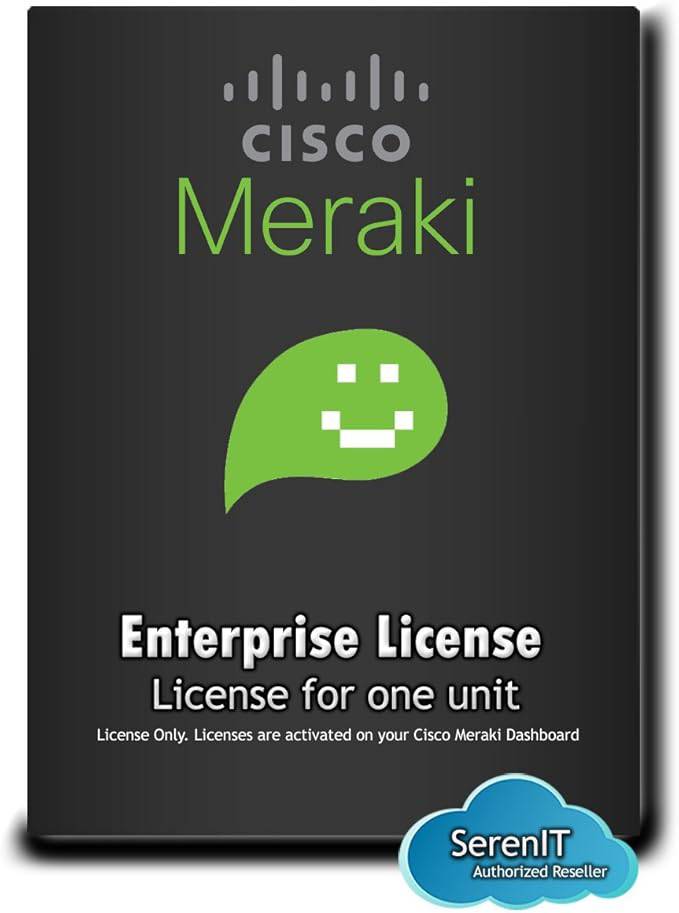 Cisco Meraki MS220-24P-HW network switch with 24 PoE ports and 5-year enterprise license, shown with front view and port layout.