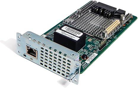 Cisco NIM-1MFT-T1/E1 V02 module for ISR 4321 and 4451 routers, used for T1/E1 network connectivity, by Beaver Computer