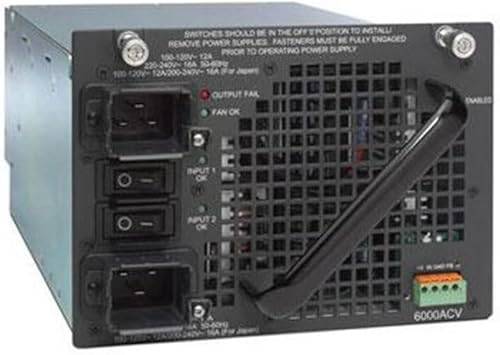 Cisco PWR-C45-6000ACV Catalyst 4500 E-Series 110/220 V 6000W AC Dual Input Power Supply (PoE) - PWR-C45-6000ACV