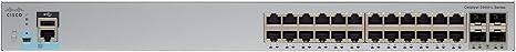 Cisco WS-C2960L-24TS-LL Catalyst switch with 24 Gigabit Ethernet ports and 4 SFP uplink ports, part of Beaver Computer's network gear.