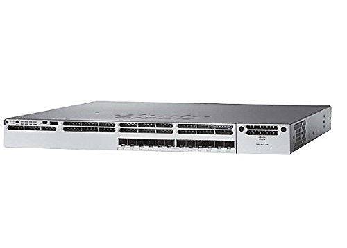 Cisco WS-C3850-12XS-S 12-port Gigabit Ethernet SFP+ switch, IP Base model, renewed network hardware by Beaver Computer.