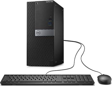 Dell OptiPlex 7050 MT Intel Core i7-6700 3.4 GHz, 32GB RAM, 1TB SSD,500GB HDD, AX200 Built-in WiFi 6,Bluetooth 5.2,HDMI,Keyboard & Mouse Windows 10 Pro (Renewed)