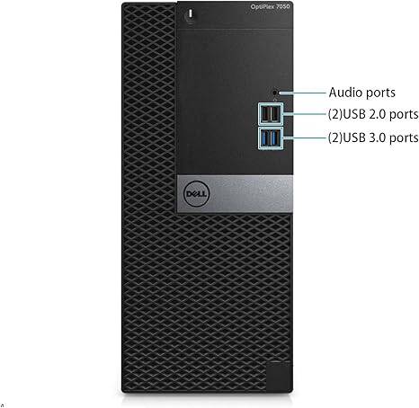 Dell OptiPlex 7050 MT Intel Core i7-6700 3.4 GHz, 32GB RAM, 1TB SSD,500GB HDD, AX200 Built-in WiFi 6,Bluetooth 5.2,HDMI,Keyboard & Mouse Windows 10 Pro (Renewed)