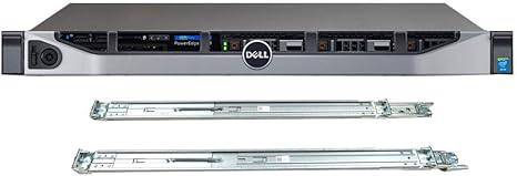 Dell PowerEdge R630 server with Intel Xeon E5-2620 v4, 32GB DDR4 RAM, 3.84TB SSD, RAID, and rail kit, renewed.