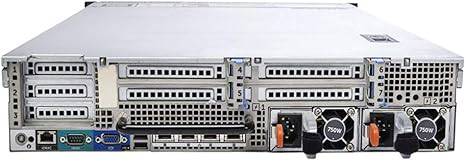 Dell PowerEdge R720 rack server with dual Intel Xeon E5-2670 CPUs, 192GB RAM, 16TB SATA drives, running Windows Server 2019