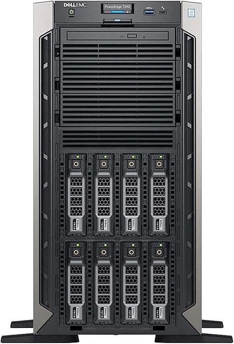 Dell PowerEdge T340 Tower Server, Windows 2016 Standard OS, Intel Xeon E-2124 Quad-Core 3.3GHz 8MB, 32GB DDR4 RAM, 16TB Storage, RAID, Single PSU (Renewed)