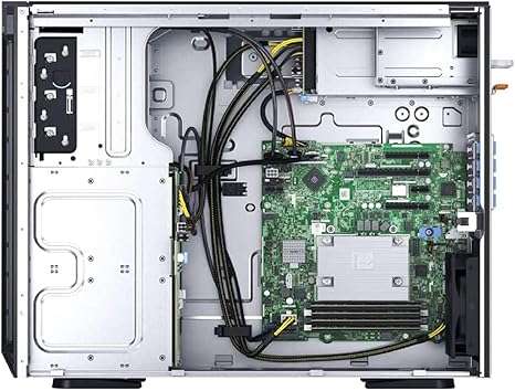 Dell PowerEdge T340 Tower Server, Windows 2016 Standard OS, Intel Xeon E-2124 Quad-Core 3.3GHz 8MB, 32GB DDR4 RAM, 16TB Storage, RAID, Single PSU (Renewed)
