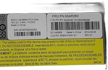 for IBM v9000 Storage Battery 00AR260