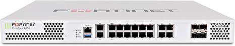 FORTINET FortiGate 200E Network Security/Firewall Appliance - 16 Port - 1000Base-T, 1000Base-X - Gigabit Ethernet - AES (128-bit), AES (256-bit), SHA-256-16 x RJ-45-4 Total Expansion Slots - 1U -