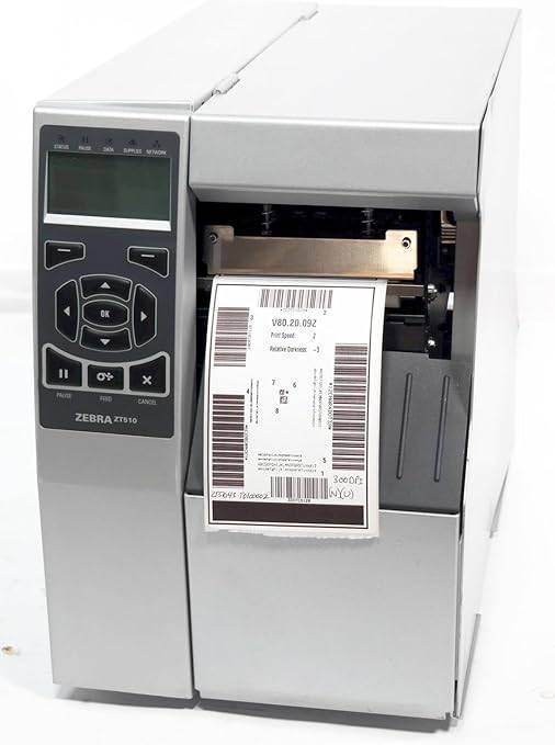 Genuine Beaver Computer ZT510 Thermal Printer showing front view with control panel and paper roll.
