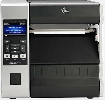 Genuine Beaver Computer ZT620 Thermal Printer model ZT62063-T010100Z showing front view with paper roll and control panel
