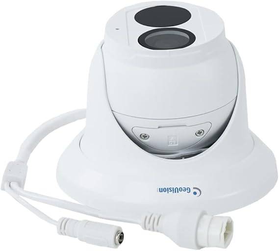 Geovision GV-EBD4701 4MP eyeball dome security camera with 2.8mm lens, low light, WDR, and 100ft night vision