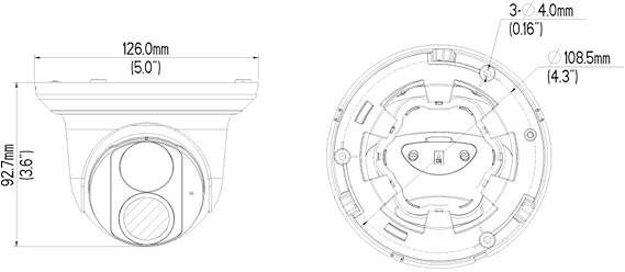 Geovision GV-EBD8800 8MP IR Outdoor Network Dome Camera with 2.8 mm Lens - GV-EBD8800